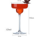 Verres elegants a pied pour cocktails champagne vin