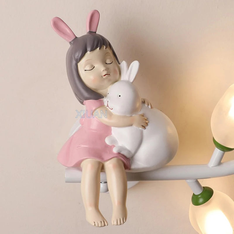 applique murale rechargeable en résine pour chambre d'enfant décorative - vue 6 sur 22