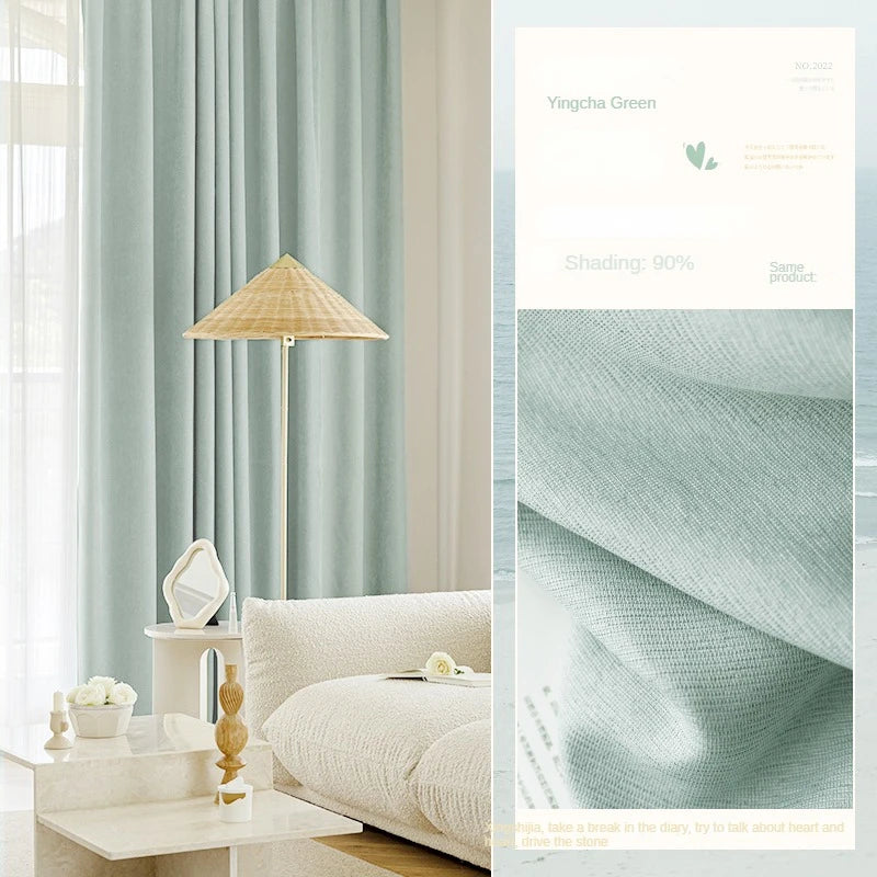 Rideau occultant plissé style moderne pour salon chambre - vue 16 sur 16