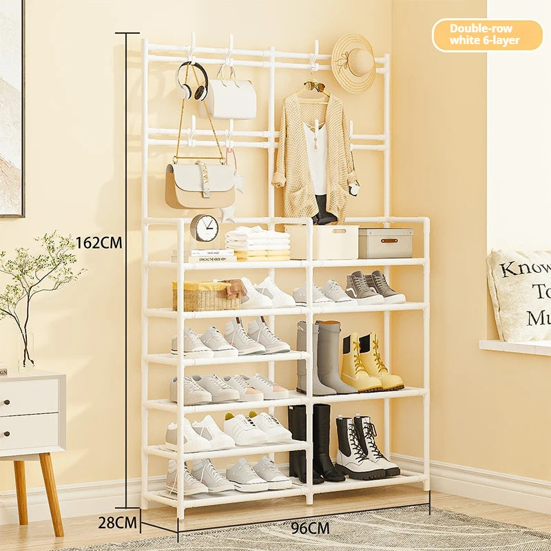 étagère à chaussures multifonctionnelle pour gagner de l'espace - vue 18 sur 18