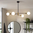 Suspension de lustre moderne nordique pour plafond décor à la maison salon chambre suspension luminaires d'intérieur E27 G95 G125 ampoule de lait