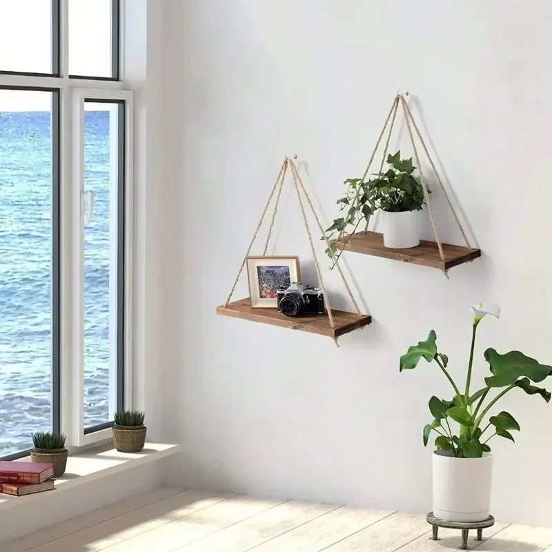 suspension en corde pour jardinière et décorations murales - vue 6 sur 6