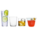 Verre collins léger transparent style cannelé cocktail