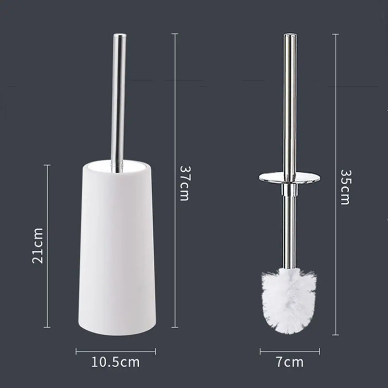 ensemble de brosse de toilette et support autonome pour salle de bain