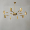 Modern adjustable nordic minimalist multi-head creative chandelier