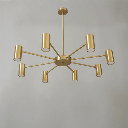 Modern adjustable nordic minimalist multi-head creative chandelier - vue 6 sur 6