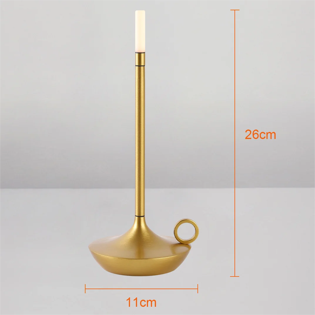 Lampe de table résidentielle LED rechargeable par usb - vue 3 sur 8
