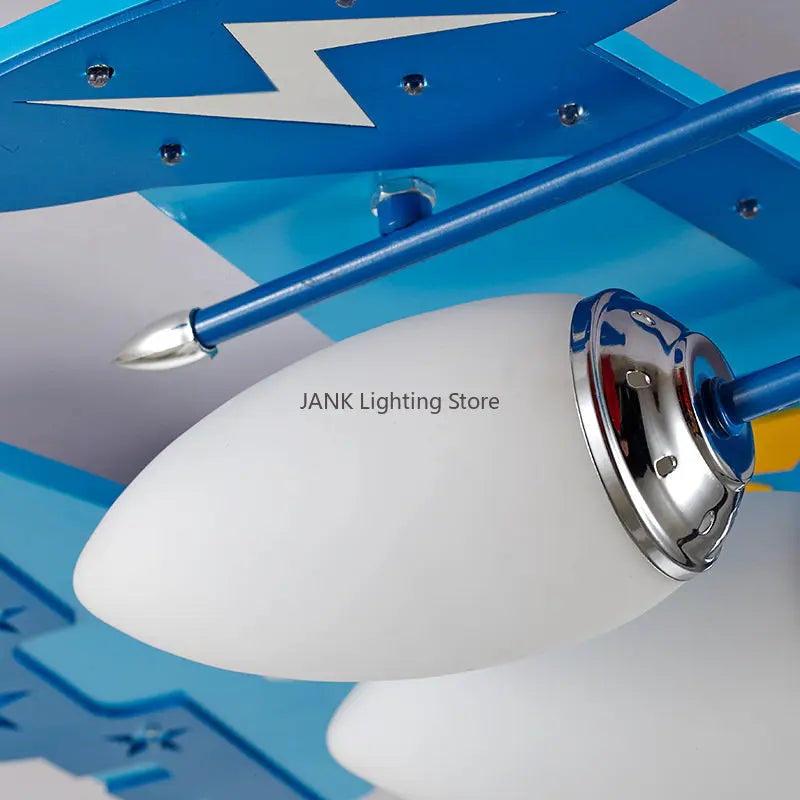 lustre led avion pour enfants protection des yeux décoration environnementale - vue 5 sur 9
