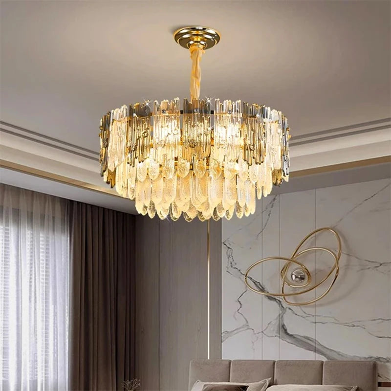 lustre led suspendu moderne pour éclairage intérieur décoratif - vue 6 sur 10
