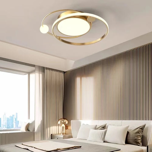 Lustre Led moderne pour chambre salon cuisine étude plafonnier ménage nordique atmosphère créative luminaire - vue 3 sur 13