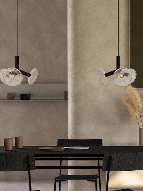 lustre postmoderne en verre style américain pour décoration intérieure - vue 2 sur 14