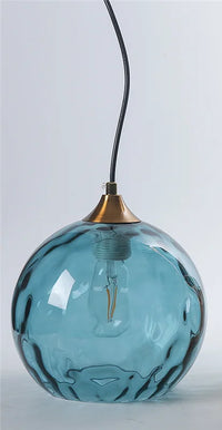 Modern minimalist glass LED chandeliers nordic design