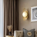 Minimalist crescent moon LED wall light