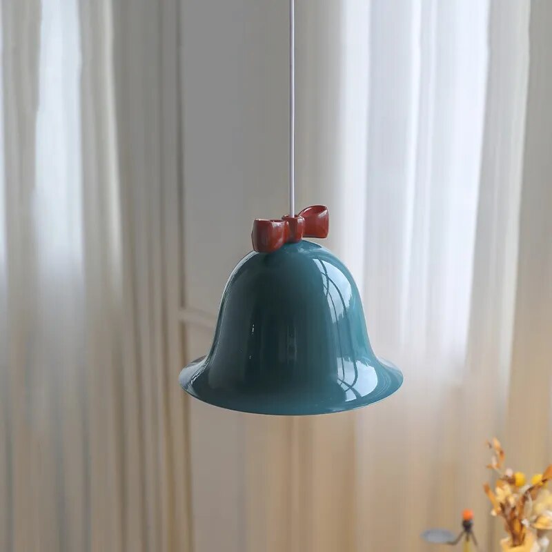 Suspension avec carillon éolien à nœud papillon - vue 4 sur 13