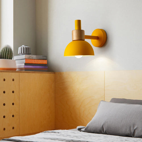 Applique murale nordique moderne pour Macarons couloir lampe de chevet salon chambre décoration éclairage E27 Base tête applique luminaire - vue 5 sur 13