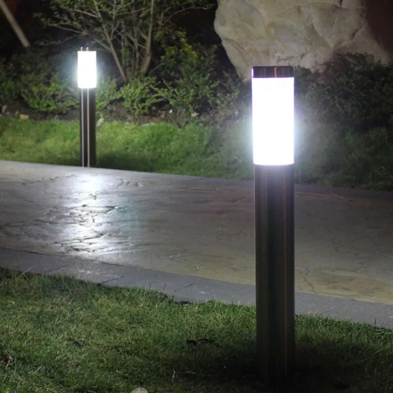 Lampe LED extérieure moderne en acier inoxydable - vue 6 sur 10
