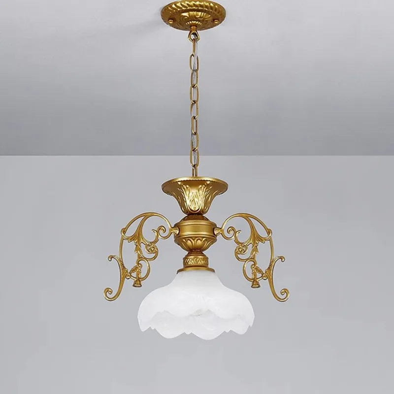 lustre rétro industriel en fer et verre créatif