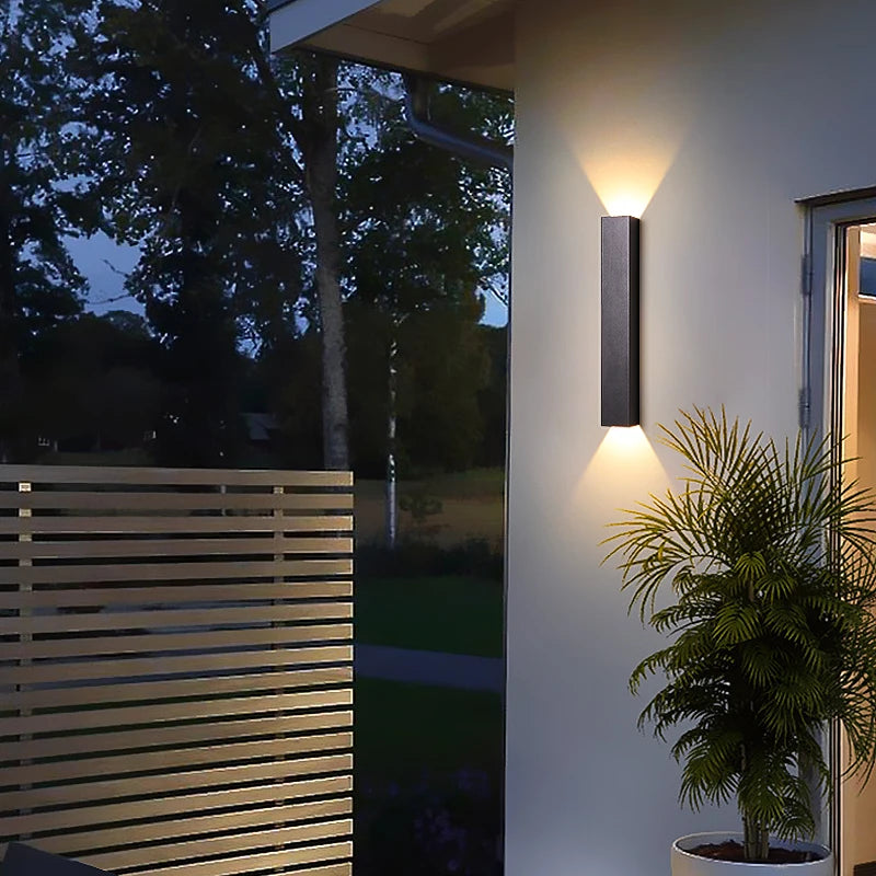 Modern nordic minimalist LED double head wall light - vue 5 sur 14