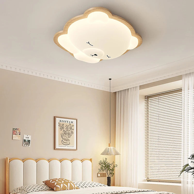 plafonnier ours décoration moderne pour chambre d'enfant - vue 3 sur 10