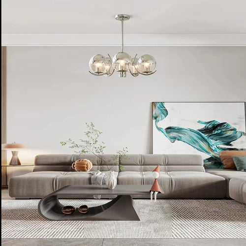 lustre bulle led éclairage intérieur décoratif de luxe