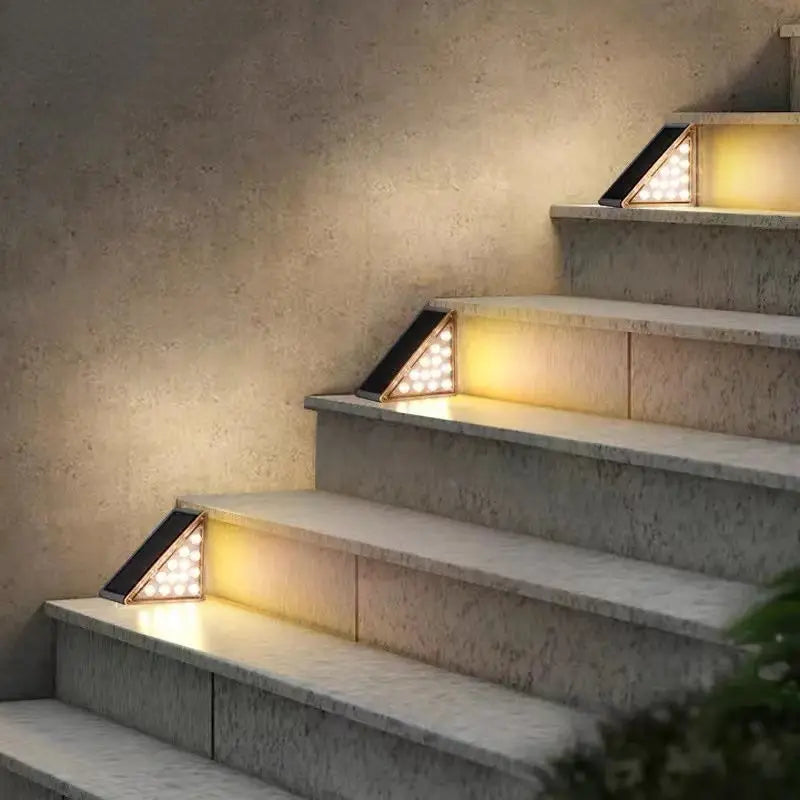 capteur solaire extérieur étanche led pour jardin et escalier - vue 4 sur 8
