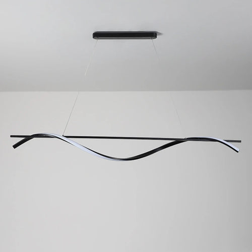 Minimalist aluminium and iron pendant light for home decor - vue 4 sur 10