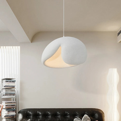 Nordic minimalist wabi sabi LED pendant light - vue 2 sur 10