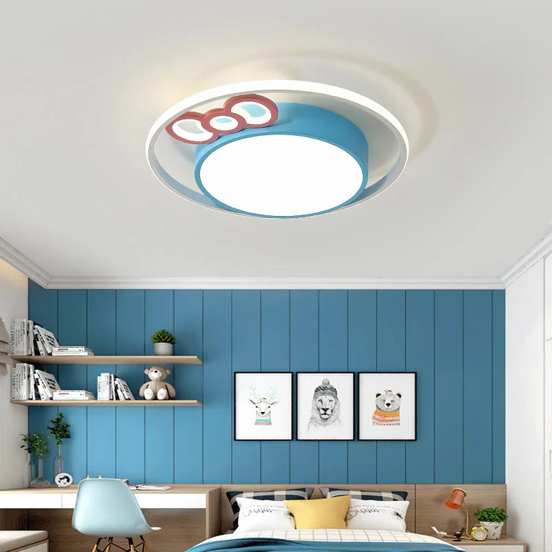 plafonnier led rond pour enfants protection des yeux éclairage doux - vue 6 sur 15