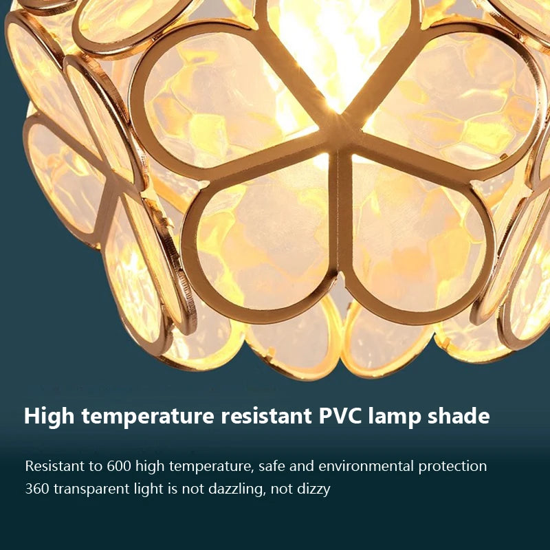 lampe de plafond led moderne à tête unique macaron en forme de pétale - vue 6 sur 20