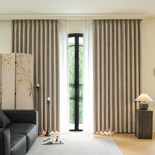 Rideau occultant floral moderne pour salon chambre - vue 2 sur 9