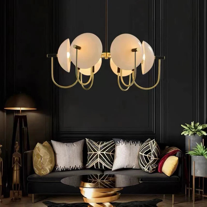 lampe de chevet créative en verre style minimaliste médiéval - vue 5 sur 9