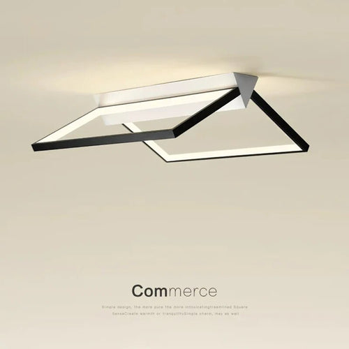 Plafonnier LED ligne lumière simple déco intérieure