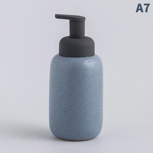 bouteille céramique distributeur savon liquide et gel douche - vue 9 sur 18