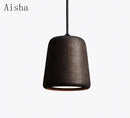 Minimalist solid wood Nordic pendant light for interiors