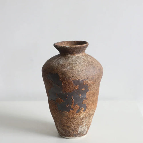Retro And Nostalgic Handmade Ceramic Vases, Homestay Hotels, Zen Inspired Flower Arrangements, New Chinese Style Decorations - vue 7 sur 6