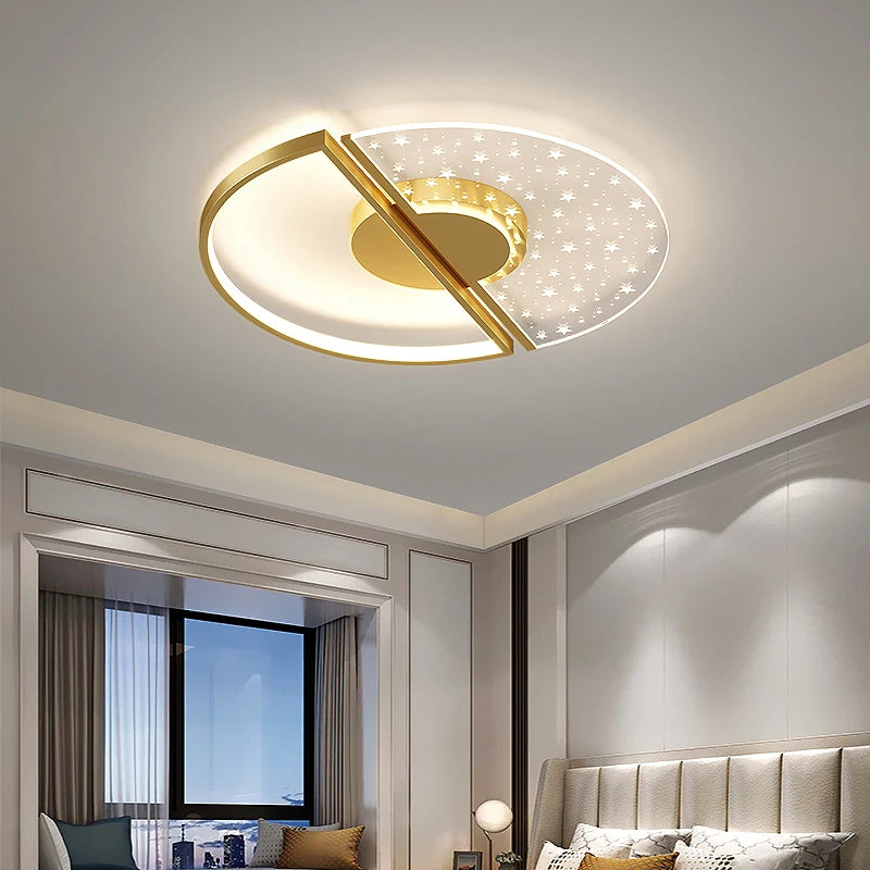lustre led en plumes acryliques pour éclairage intérieur - vue 4 sur 14