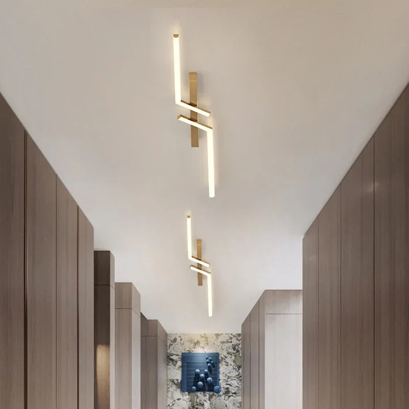 plafonnier led ligne moderne pour salon étude éclairage
