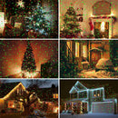 projecteur solaire lumineux pour décorations de noël extérieures