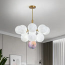 Modern Moon Bubble Pendant, Living Room Dining Room Home Decoration Lighting, LED Pendant