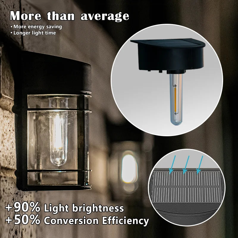 lumière solaire led extérieure pour clôture et paysage - vue 3 sur 8