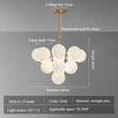 Modern Moon Bubble Pendant, Living Room Dining Room Home Decoration Lighting, LED Pendant