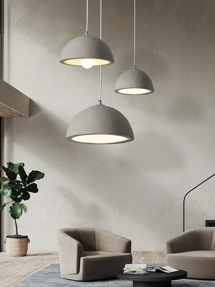 Nordic minimalist wabi sabi chandelier for restaurant and bar - vue 5 sur 11