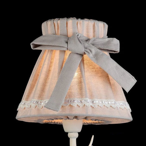applique murale à led avec housse en tissu et nœud pour chambre enfant - vue 4 sur 10