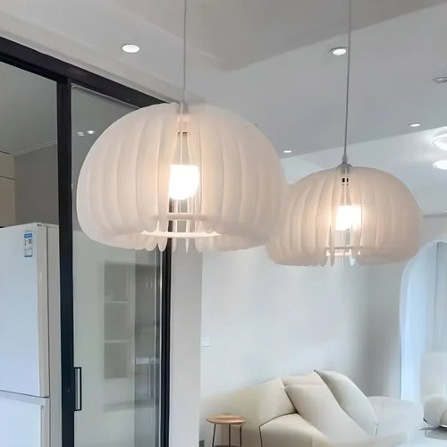 Modern acrylic chandelier for luxury minimalist decor - vue 2 sur 7