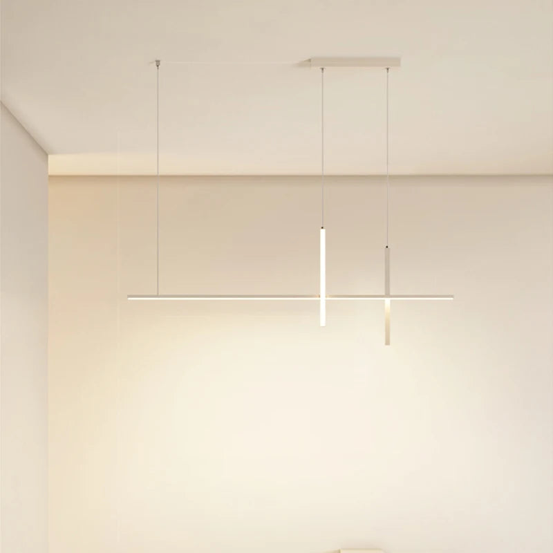 Lustre led simple et moderne pour salle à manger - vue 4 sur 14