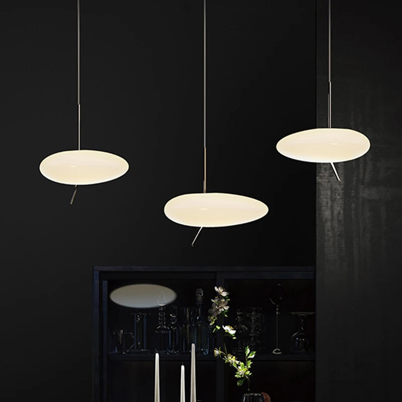 lampe led nordique tactile avec galets de verre décoratif - vue 7 sur 8