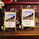 Golden Metal Pictures Frame, Photo Albums, Home Decor, Fashion, RNordic Style, XC068, 6 ", 7", 8 ", 10"