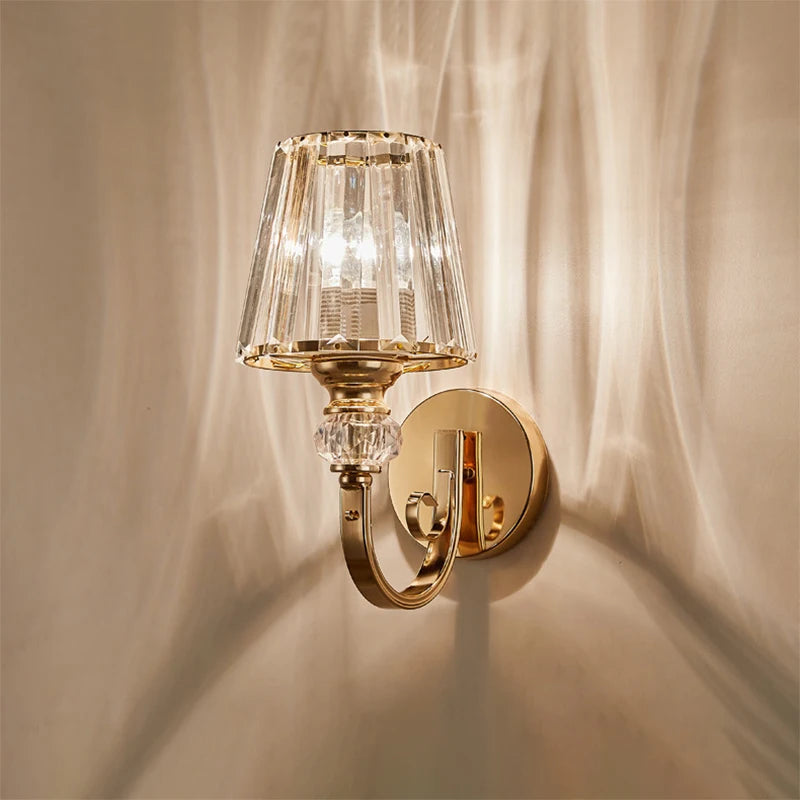 applique murale moderne en verre style nordique luxe - vue 2 sur 15