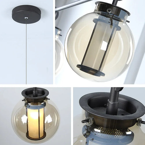 suspension en verre minimaliste pour bar et restaurant - vue 6 sur 9