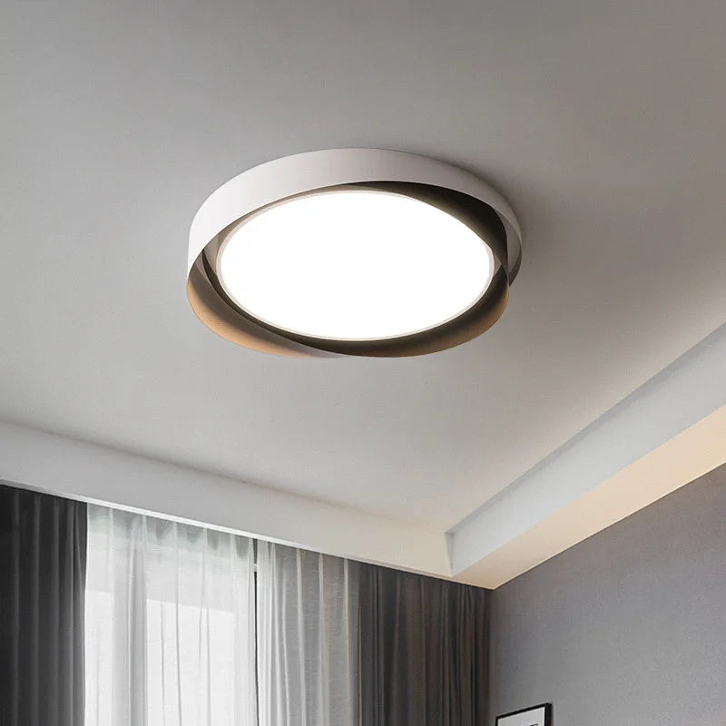 Plafonnier Simple Moderne À LEDs Lumières Gradation Luminaire Chambre Salon Étude Foyer Salon Lampes Lampara Para Habitacion - vue 4 sur 12